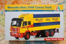 images/productimages/small/Mercedes-Benz 2448 Canvas Truck Italeri 3876 1;24 voor.jpg